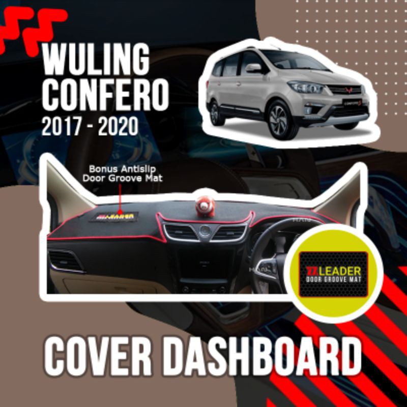 alas karpet cover dashboard mobil wuling confero