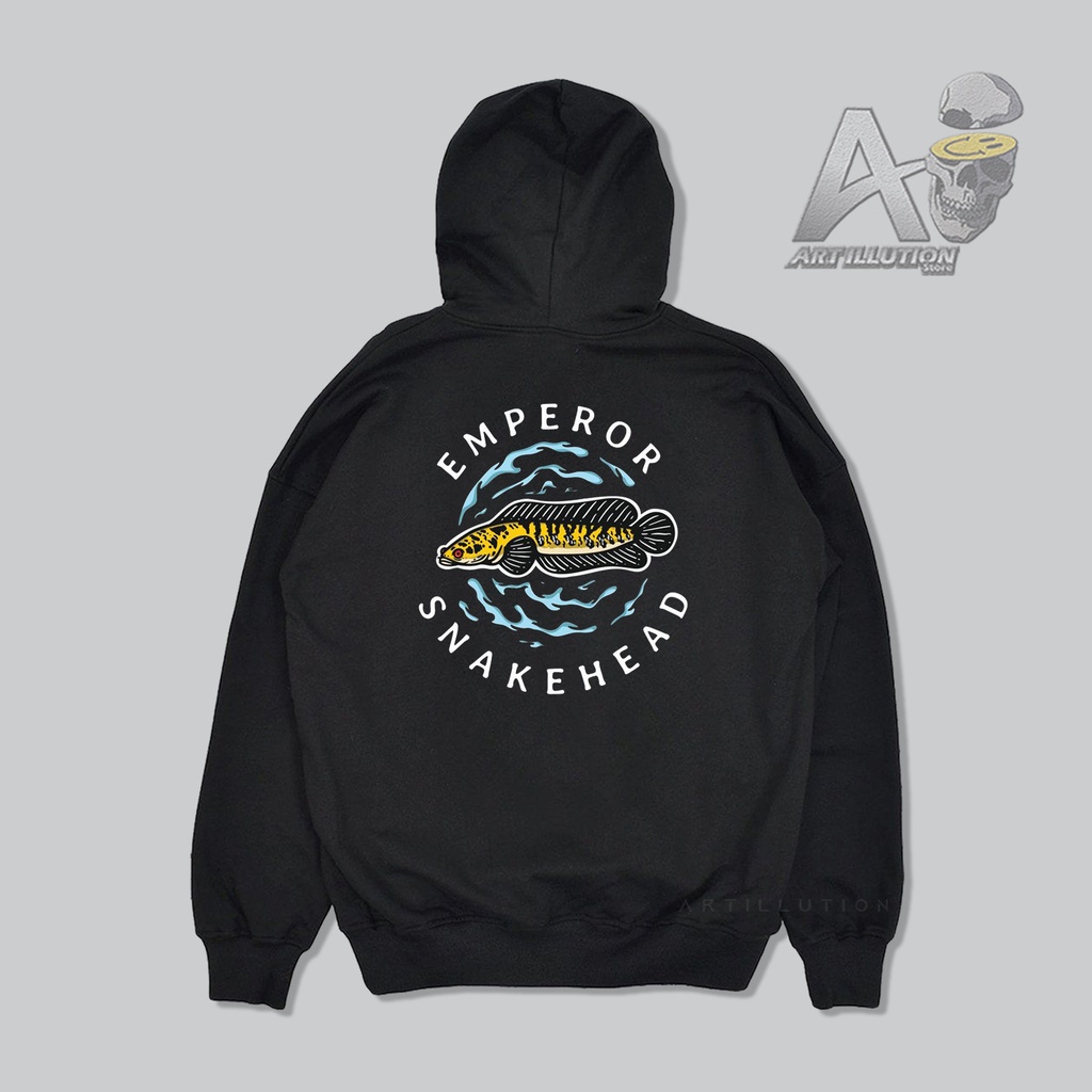 Sweater Hoodie Emperor Snakehead - Jaket Pria Wanita Logo Terbaru High Quality Premium Distro HD004