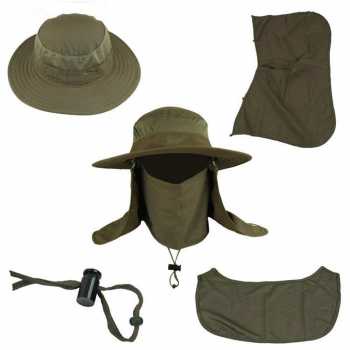 Topi Anti UV Matahari Fishing Hat Round Edge / Topi Outdoor Pria Topi Outdoor Wanita Topi Gunung Anti Uv / Topi Gunung Murah Berkualitas Topi Gunung Masker / Topi Pelindung Matahari  Topi Gunung Sarung Wajah Masker Topi Multifungsi Topi Anti Panas Murah