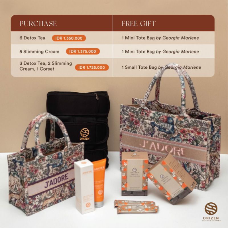 ORIZEN BUY 6 BOX FREE MINI SMALL BAG