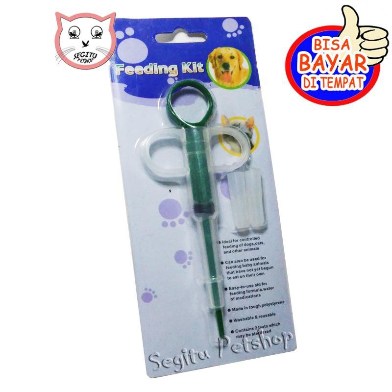 Feeding kit sepetan pelontar pil alat bantu minum kucing anjing