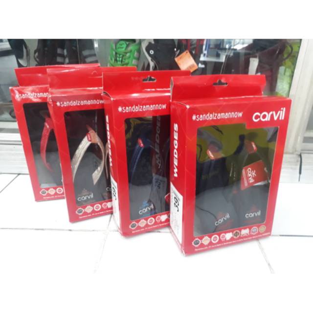 Sandal wedges wanita carvil zucca