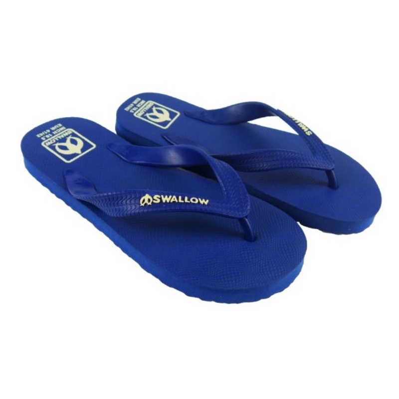 Sandal Jepit Swallow Legian Biru nomor 10.5