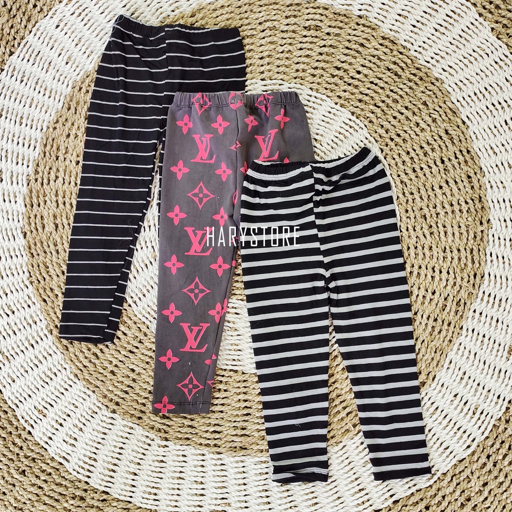 SYD 05- Celana legging leging anak cewek  motif 2-3 tahun pantai spandek / kolor bawahan perempuan harian murah lucu adem