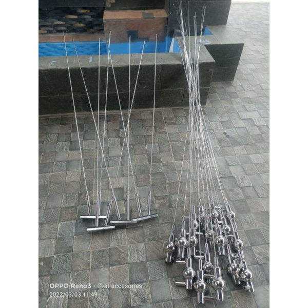 Antena toppers variasi untuk truk pickup L300 dll/Variasi antena mobil dan truk Bahan Stainless Stee