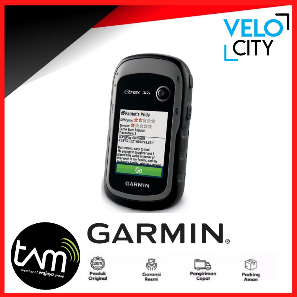 GARMIN ETREX 30X ORIGINAL GARANSI TAM 1 TAHUN