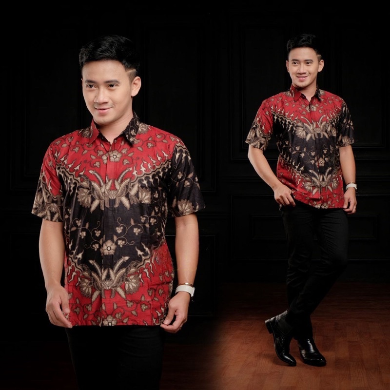 Baju Batik pria Lengan Pendek Terbaru 2022 Batik Jumbo Size M L XL XXL 3XL 4XL 5XL Batik pria jumbo Ld 130 Atasan pria Modern Batik Slimfit kemeja Pria Original Batik Pekalongan Populer Batik Pria Murah Batik Laki Laki Batik Couple Ayah dan Anak original