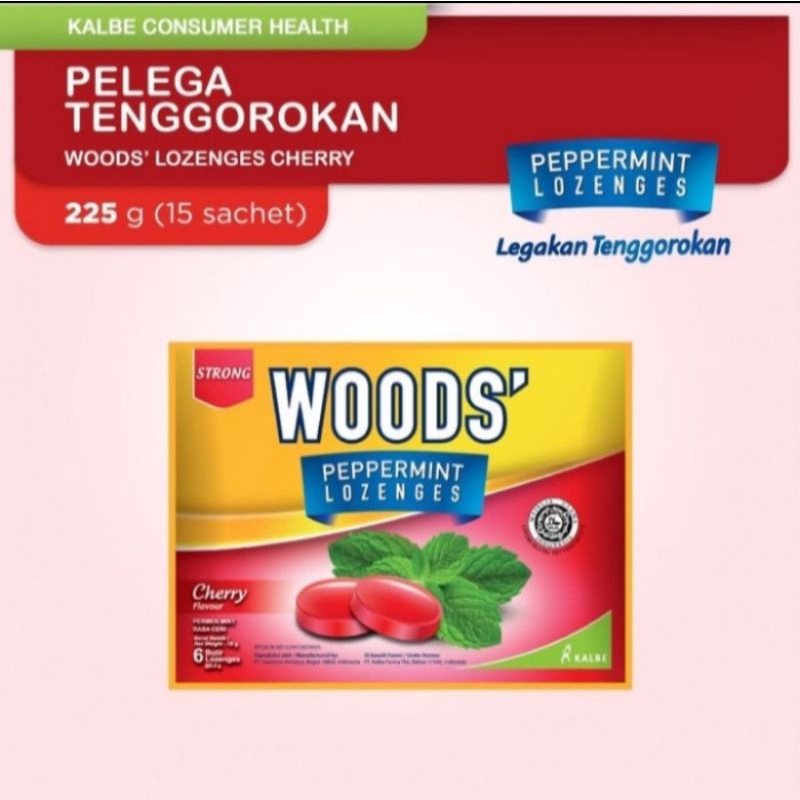 

Woods Lozenges Chery isi 15 sachet