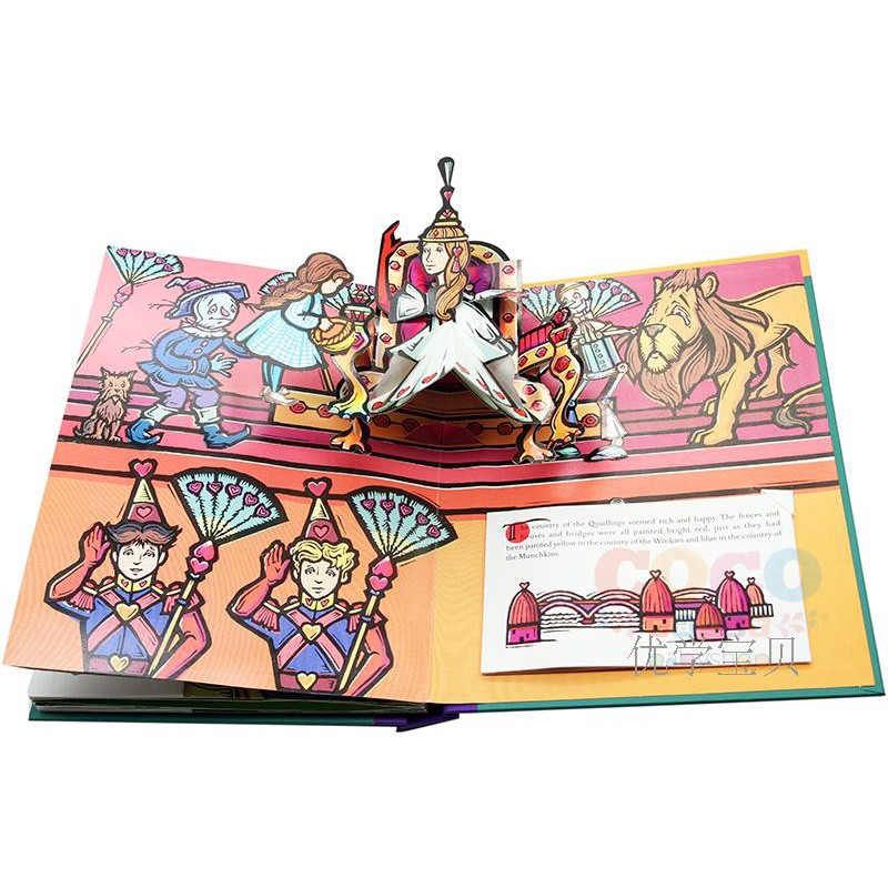 Pop Up 3D Board Book The Wonderful Wizard of OZ Buku Anak Ready Stock