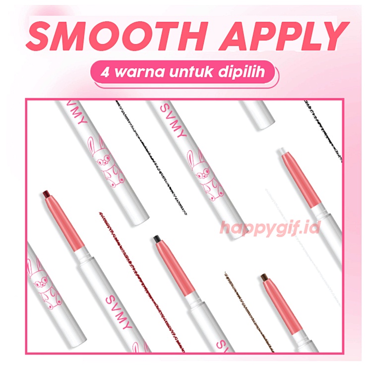 SVMY Eyeliner Mata Twisted Pink White Waterproof Tahan Air LA170 865