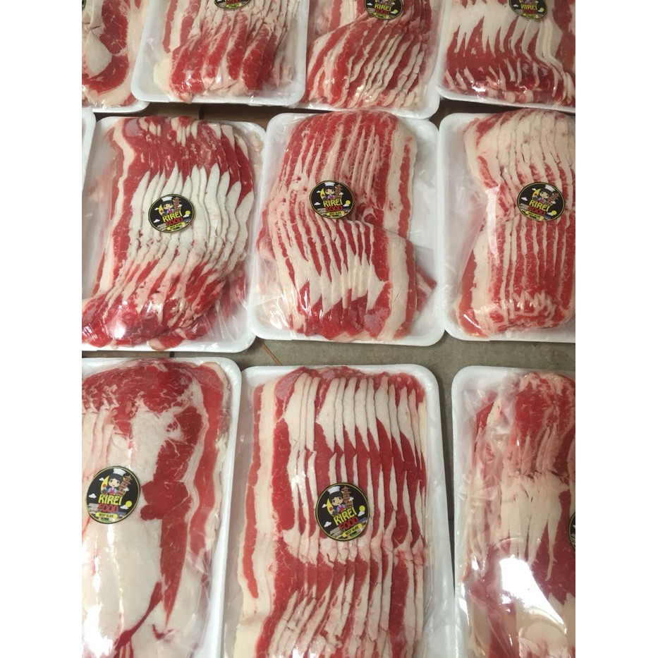 

US SLICE BEEF 1KG/DAGING IRIS MURAH