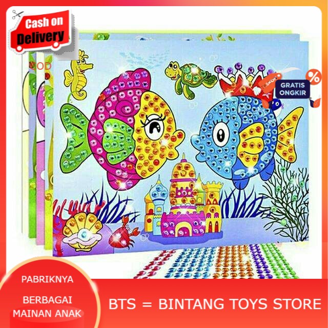 

-COD- BIG DIAMOND PAINTING/ Stiker manik/ diamond mosaic art n craft