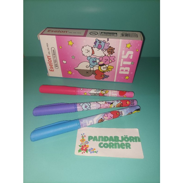 

Eselon Pulpen / Ballpoint / Pena / Bolpen [ Gel ] BTS BT21 Ecer
