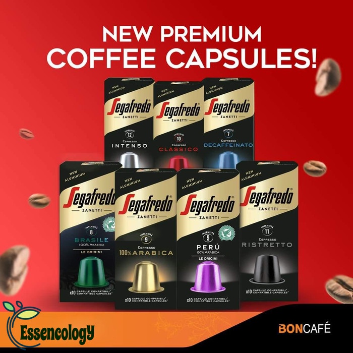 

Segafredo Nespresso Coffee Capsule - Kopi Kapsul Italia - 1 Box Isi 10