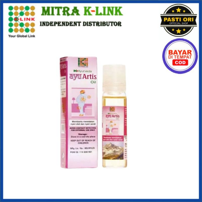 K-Ayurveda AyuArtis Oil Original Persendian Tulang - FREE 1 Sachet K-Coffee 4in1 K-Link