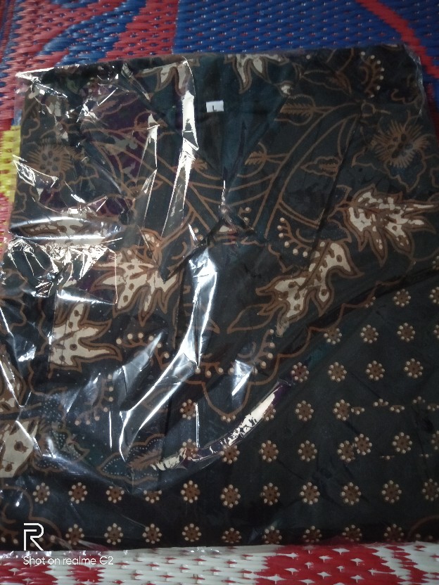 Batik Pria Perwira Size M-xxl Lengan Panjang Lapis Furing Batik Solo Katun Halus Sragenan Hq