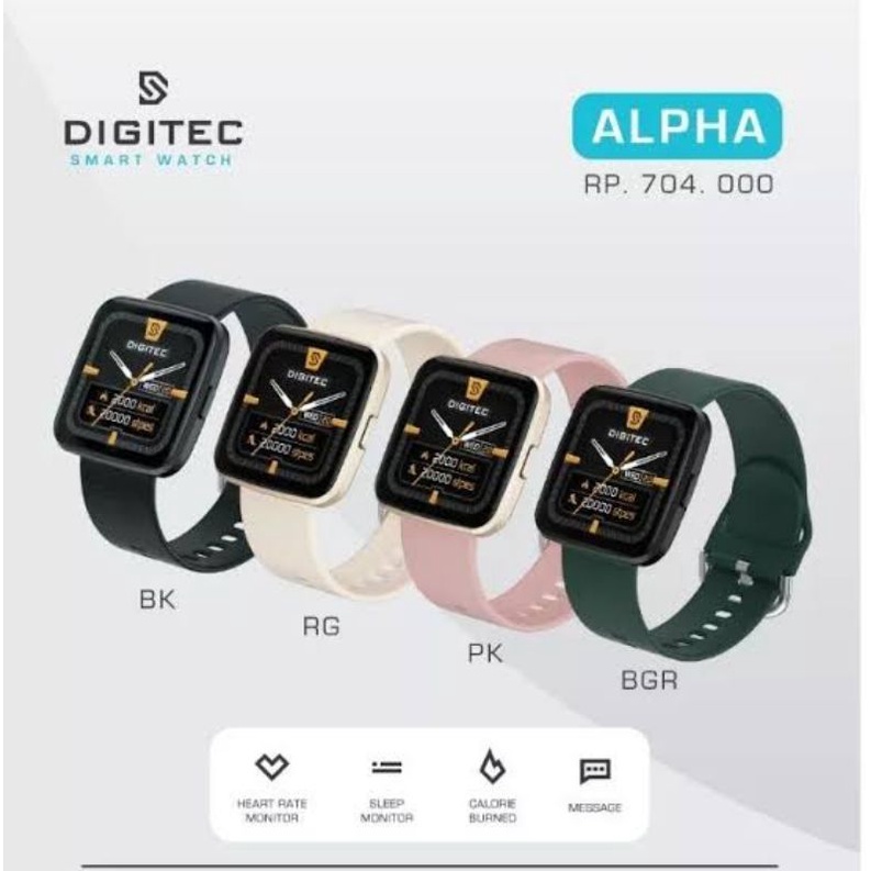 TERBARU DIGITEC DG SW ALPHA / DG-SW-ALPHA Smart Watch Smartwatch ORIGINAL