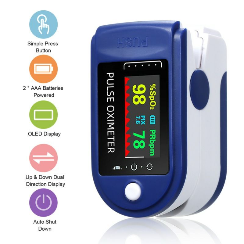 OXIMETER PULSE ALAT PENGUKUR OKSIGEN DALAM DARAH DAN DENYUT NADI