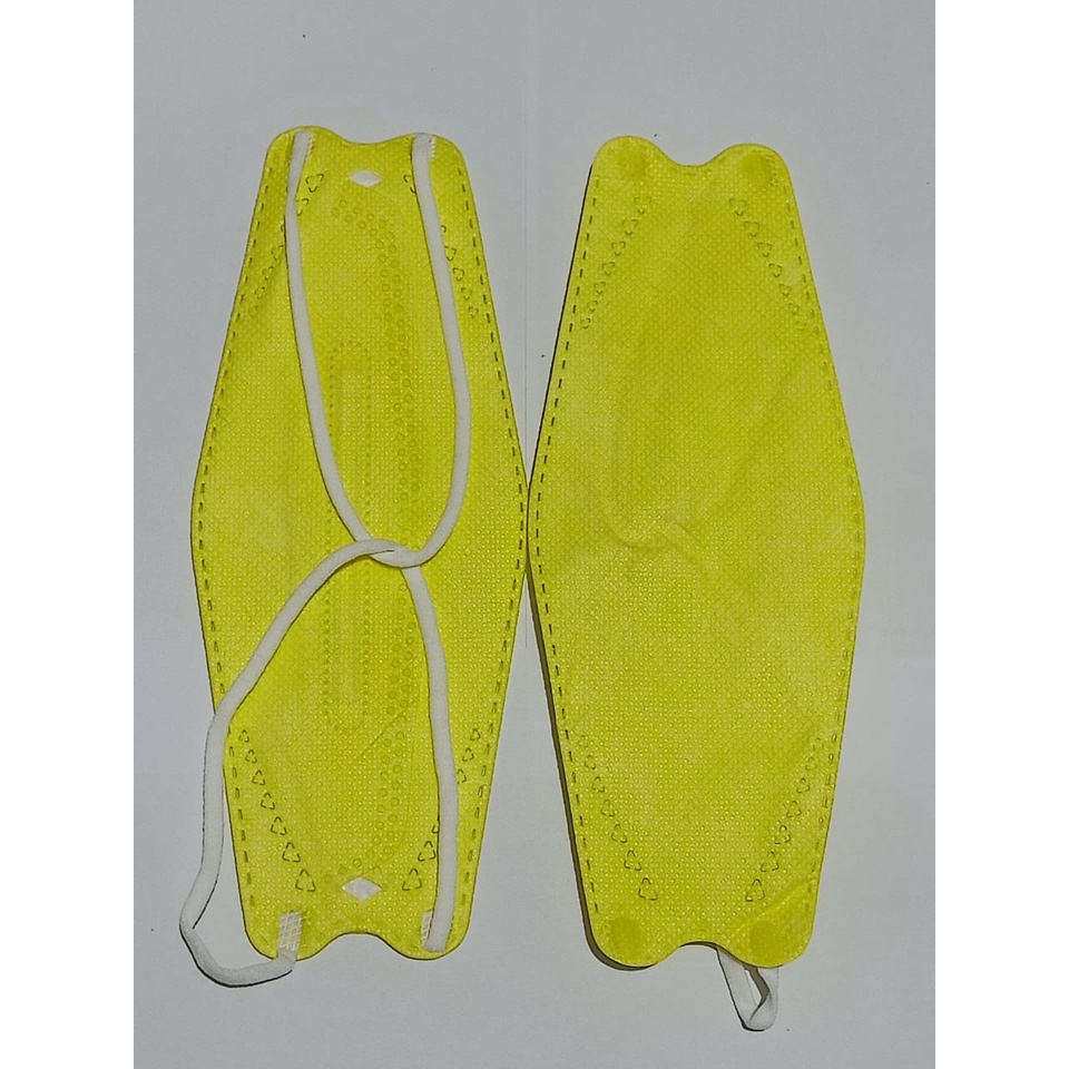masker izin kemenkes evo kf94 hijab model sensi masker korea kf94 jilbab-kuning pcs