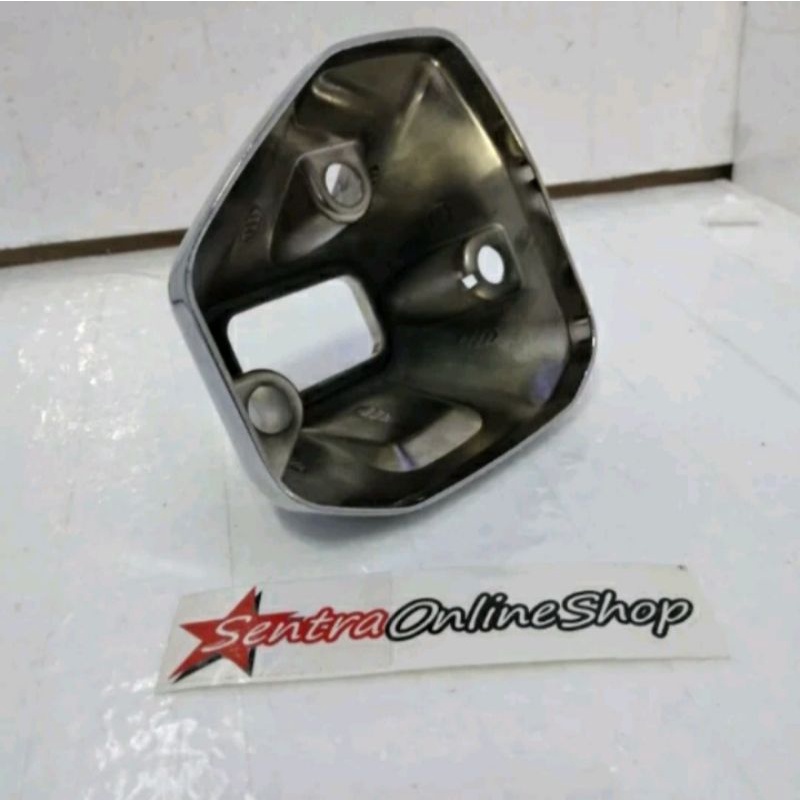 cap tail moncong cover knalpot vario 125 150 all new terbaru 2018 crome original LP