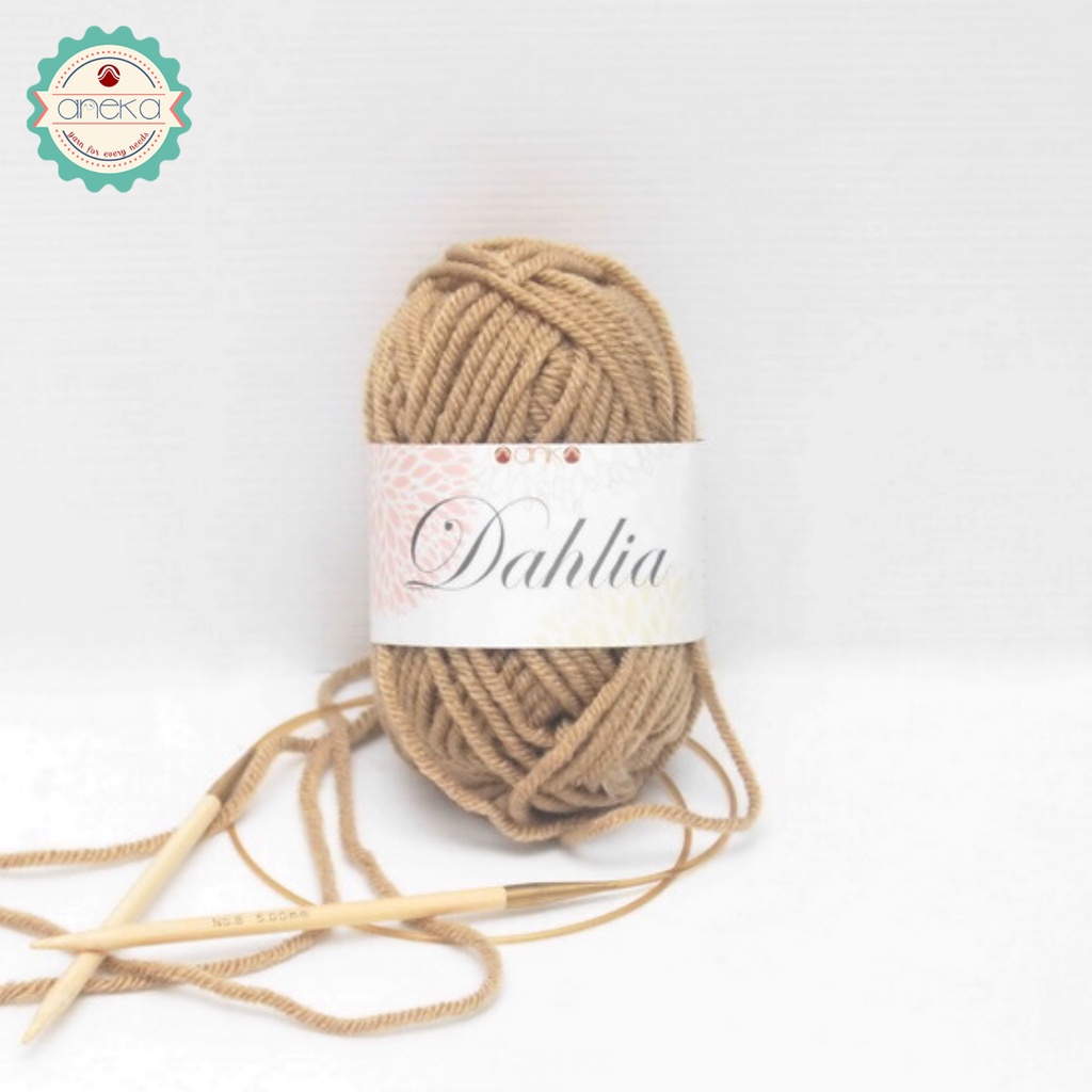 Benang Rajut Karpet Dahlia / Carpet Yarn - 1810 (Krem Tua)