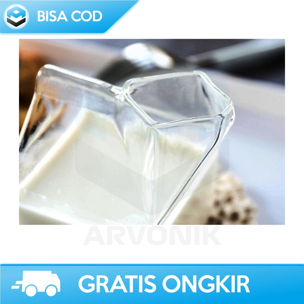 GELAS MINUM SUSU ANAK ANTI TUMPAH ACEBON SG101 300ML ORIGINAL - MUG KACA GELAS CANGKIR TAHAN PANAS