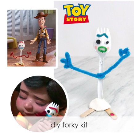 DIY FORKY KIT Toy Story 4 / Make Your Own Forky Craft Kit
