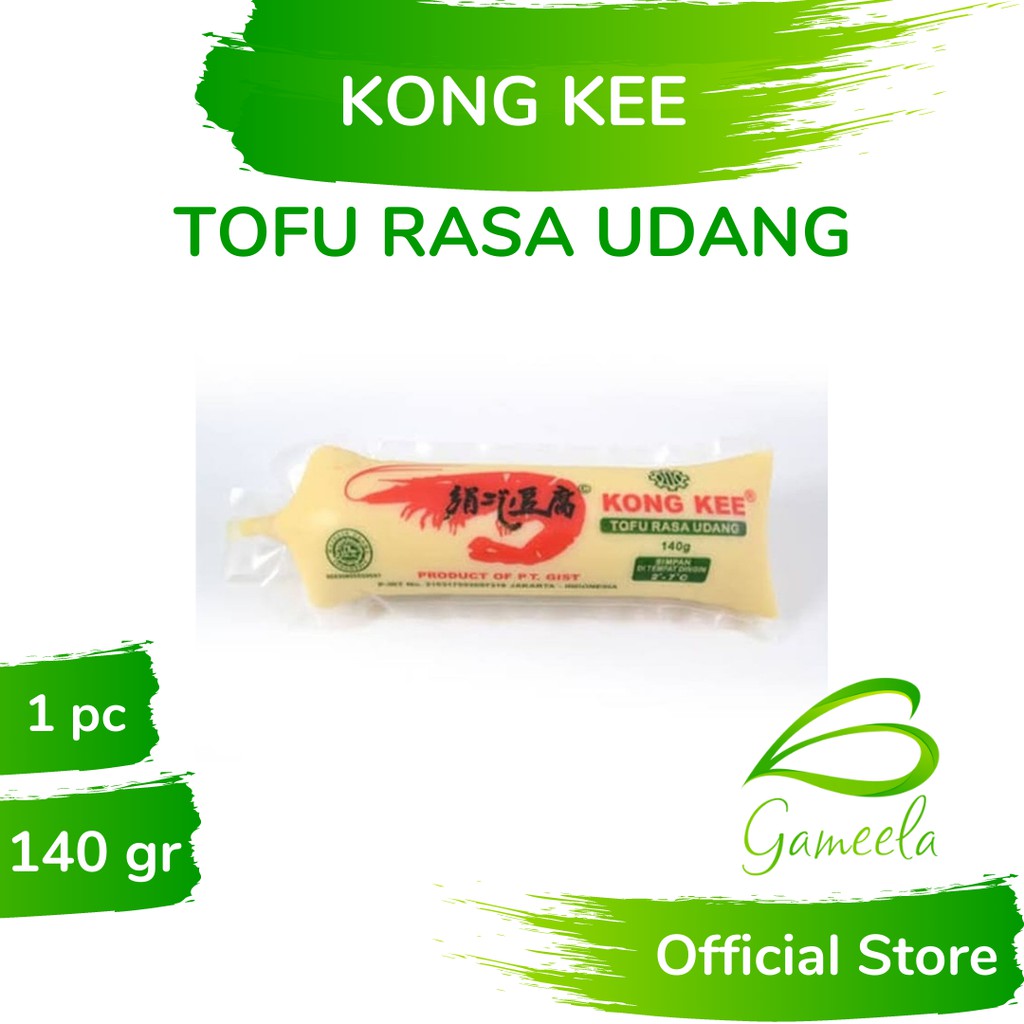 Jual Gameela Kong Kee Tofu Rasa Udang 140 Gr Halal Mui Bpom Ri Md Tahu