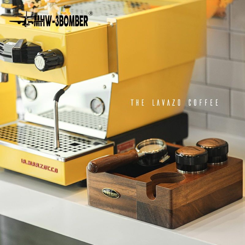 MHW-3BOMBER Multifunction Knock Box | Tamping Station Distribution Wood Base
