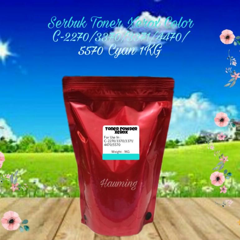 Serbuk Toner Xerox C2270 C3370 C3371 C3375 C4470 C4475 C5570 C5575 C6675 C7775 Cyan 1kg