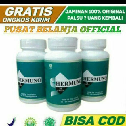 Hermuno Original Obat Daya Tahan Tubuh Suplemen Herbal Berkualitas