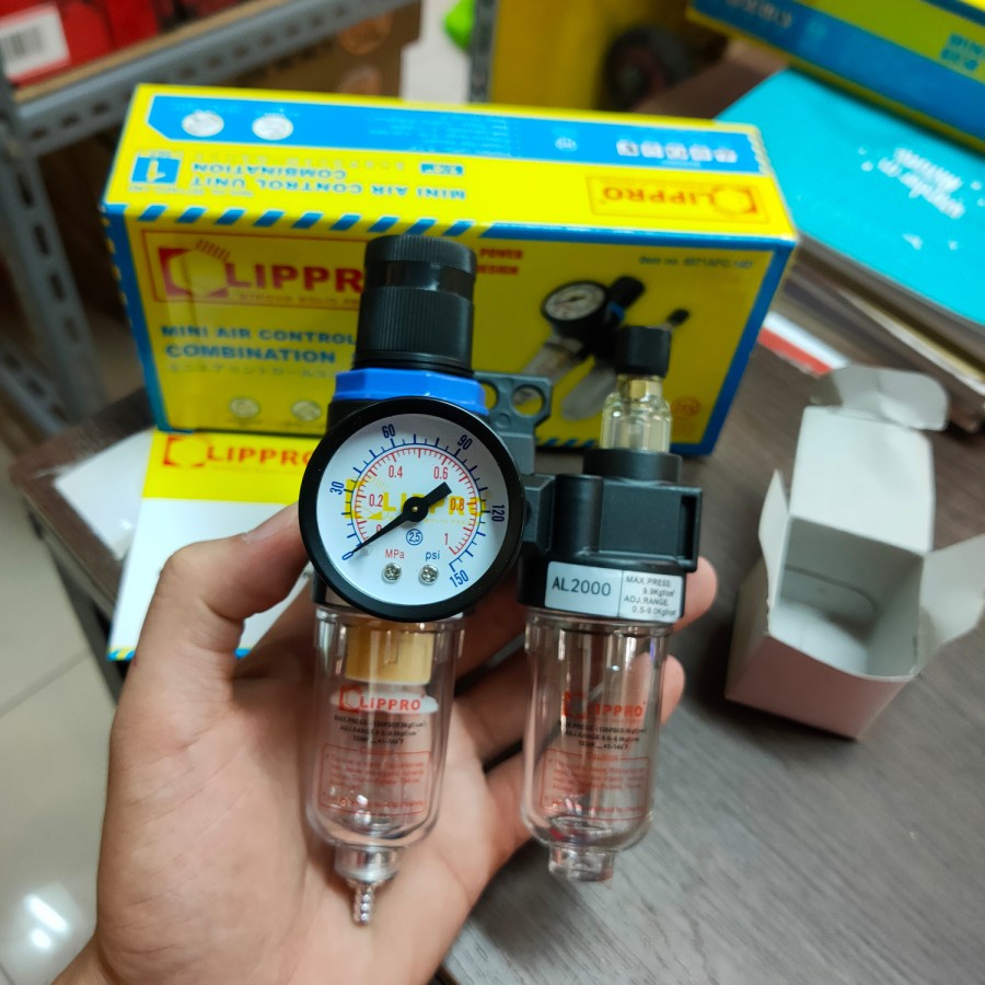 Filter kompresor double kecil LIPPRO Mini air control