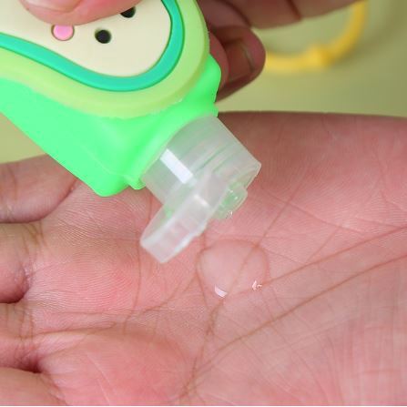 DF VZ128 Botol Hand Sanitizer Karakter Gantungan Sarung Hand Sanitizer Botol isi ulang Botol Cartoon