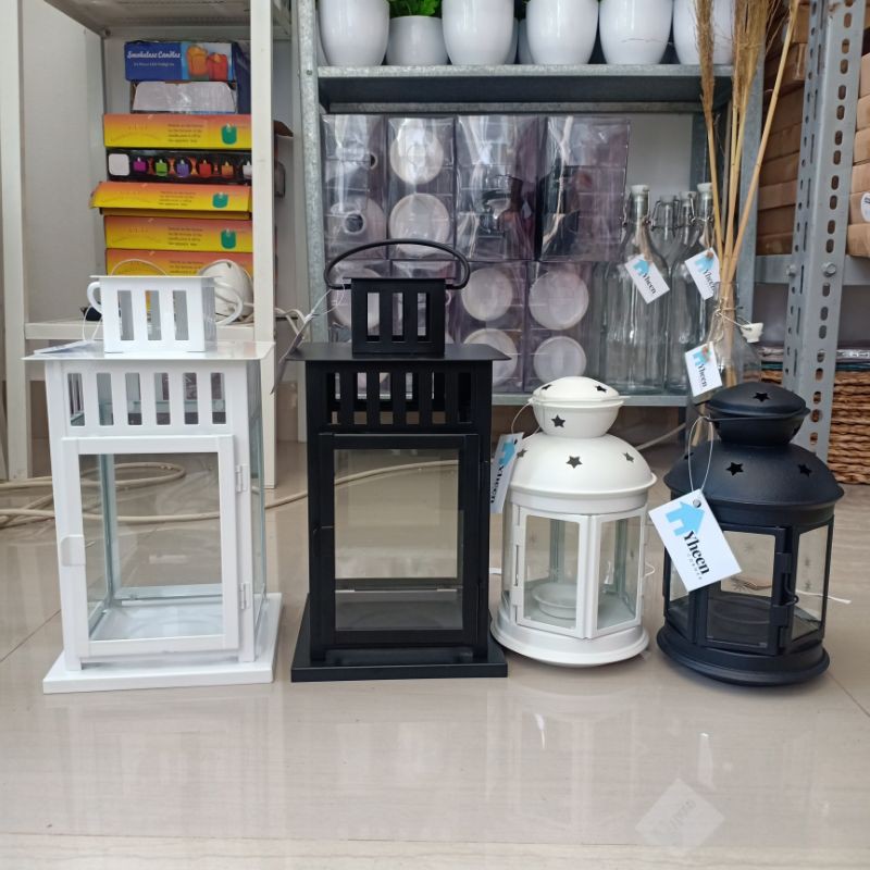 Large Square Lantern / Lentera Besi Besar