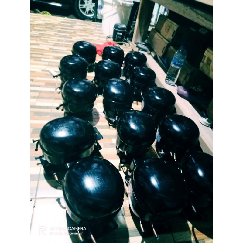 kompresor kulkas 2pintu freezer 6rak shwcese 1/5pk