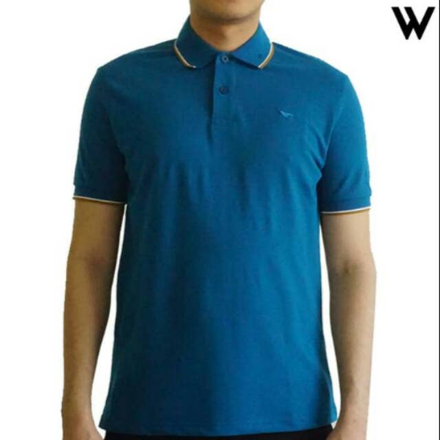 Kaos Polo Basic WALRUS Original Polos  Biru Tosca
