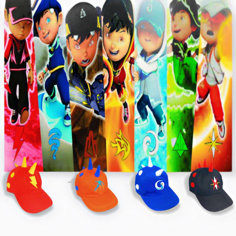 Boboboy Topi boboiboy Topi Anak Baseball Model Karakter Boboiboy Laki Laki Usia 3 - 7 Tahun