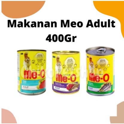 Makanan Kucing Meo Kaleng Wet Food 400Gr | Me-O Kaleng 400 gr