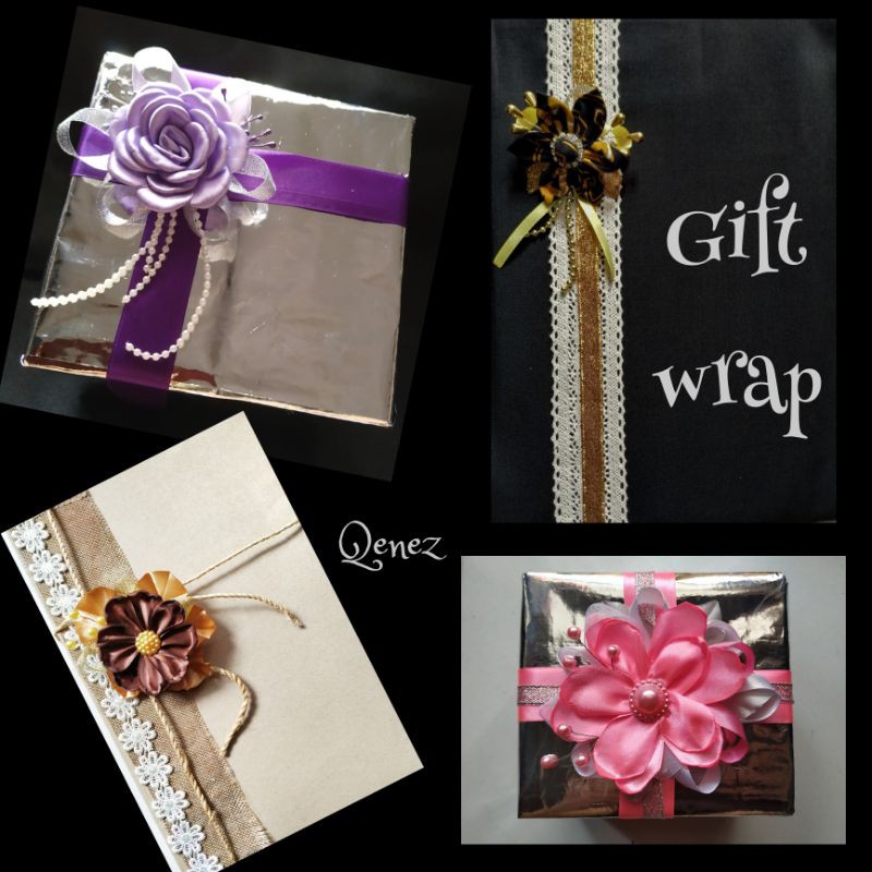 Jasa bungkus kado Gift Wrap Elegan Unik Cantik Custom Handmade bisa jadi BROS Qenez