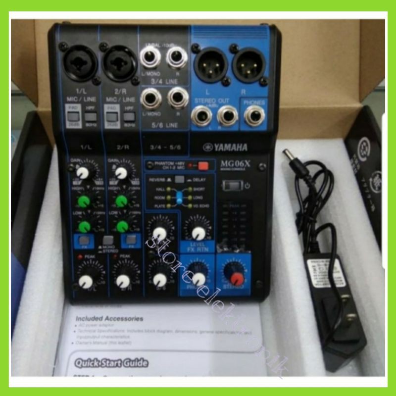 Mixer Yamaha MG 06 XU Mixer Yamaha 6 Channel