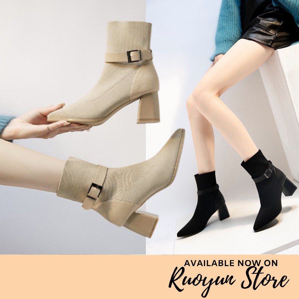 RYS - Emeryn Autumn Sepatu Boots Wanita Fashion Casual - Ori Import