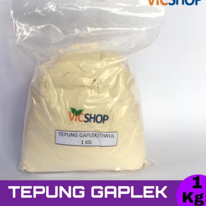 

11.11 Terlaris TEPUNG GAPLEK/TEPUNG TIWUL ASLI TANPA PENGAWET 1Kg bisa COD