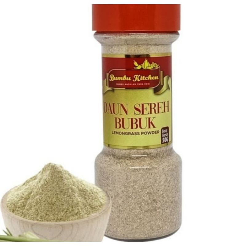 

BUMBU KITCHEN Daun Sereh Bubuk 50 gr Lemongrass Powder