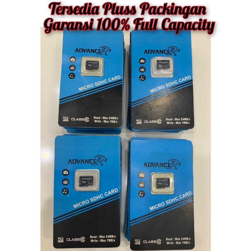 Memory Card 8GB 16GB 32GB 64GB 128GB MMC ADVANCE Media Original Micro Sd TF Class 10 Full Capacity