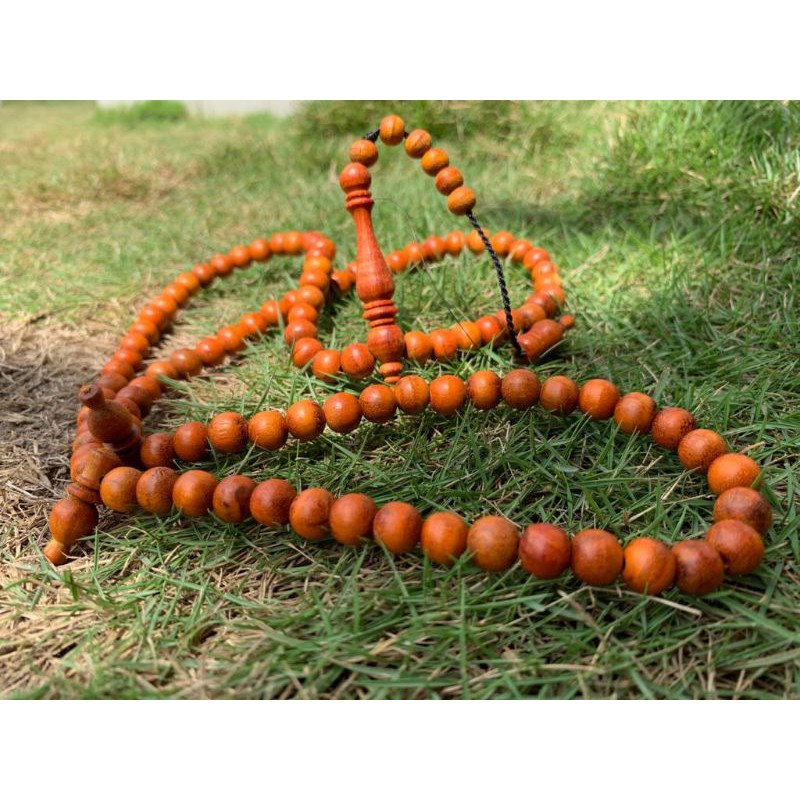 Tasbih secang 8 mm super tasbih galih secang tasbih kayu secang asli