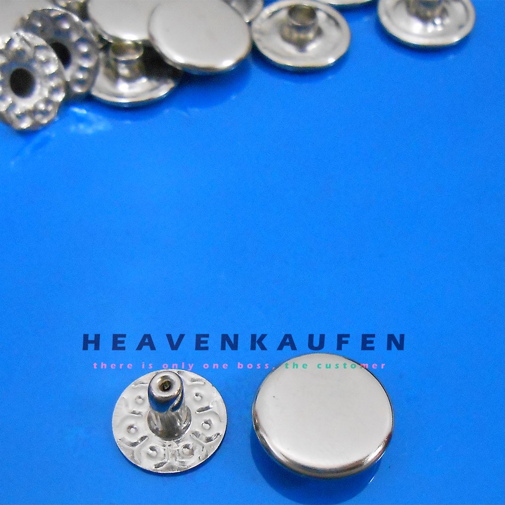 Paku Keling Rivet Centang/Gepeng Nikel Silver 12 mm Harga Per Pack isi 50 pasang