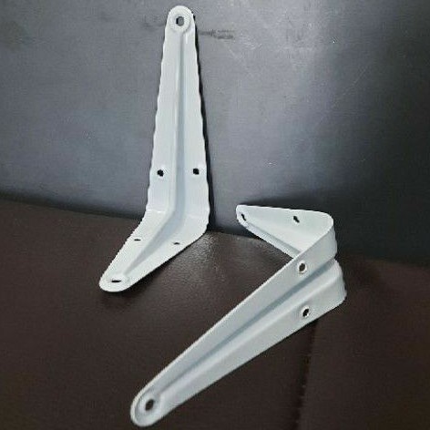 Siku rak L 3&quot;× 4&quot; Putih / Shelf Bracket White Harga Per Pcs (A151)