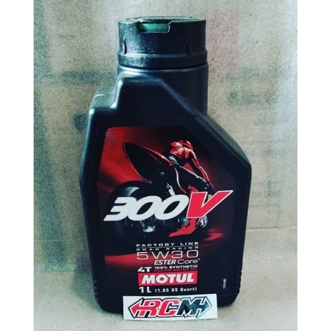 OLI MOTUL 4TAK 4T 4 T RACING 300V 300 V 5W30 5W40 5W 40 1LITER 1 L LITER ORI ORIGINAL MOTUL ASLI