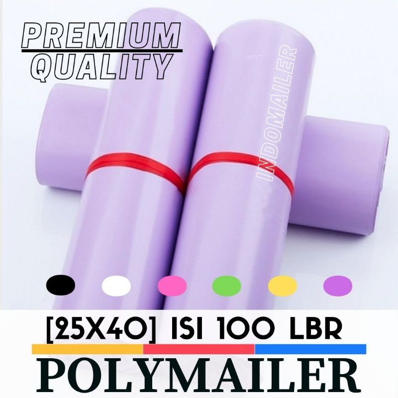 [25x40] 100 LBR PLASTIK POLYMAILER OLSHOP / PLASTIC PACKING ONLINE SHOP