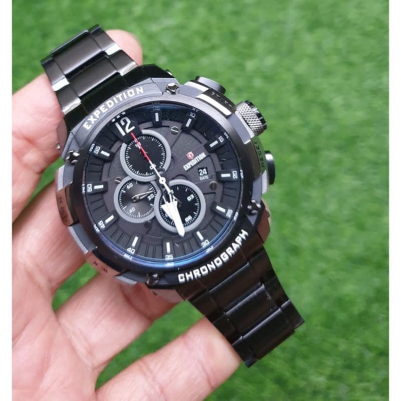 Expedition E 6781 MCBEPBA Man Black Dial Stainless Steel ORIGINAL garansi resmi 1 THN